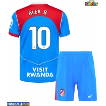 Atletico Madrid Alex Baena #10 3rd trikot Kinder 2025-26 Kurzarm (+ Kurze Hosen)
